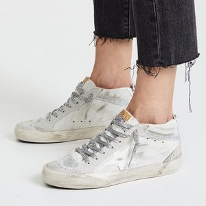 golden goose mid star white zebra